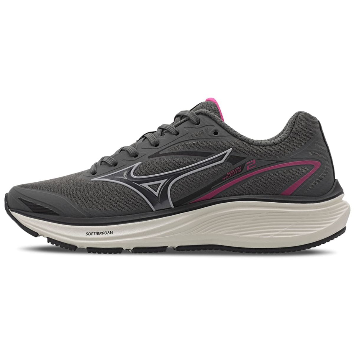 Tênis de Corrida Mizuno Atlantis 2 Feminino Cinza