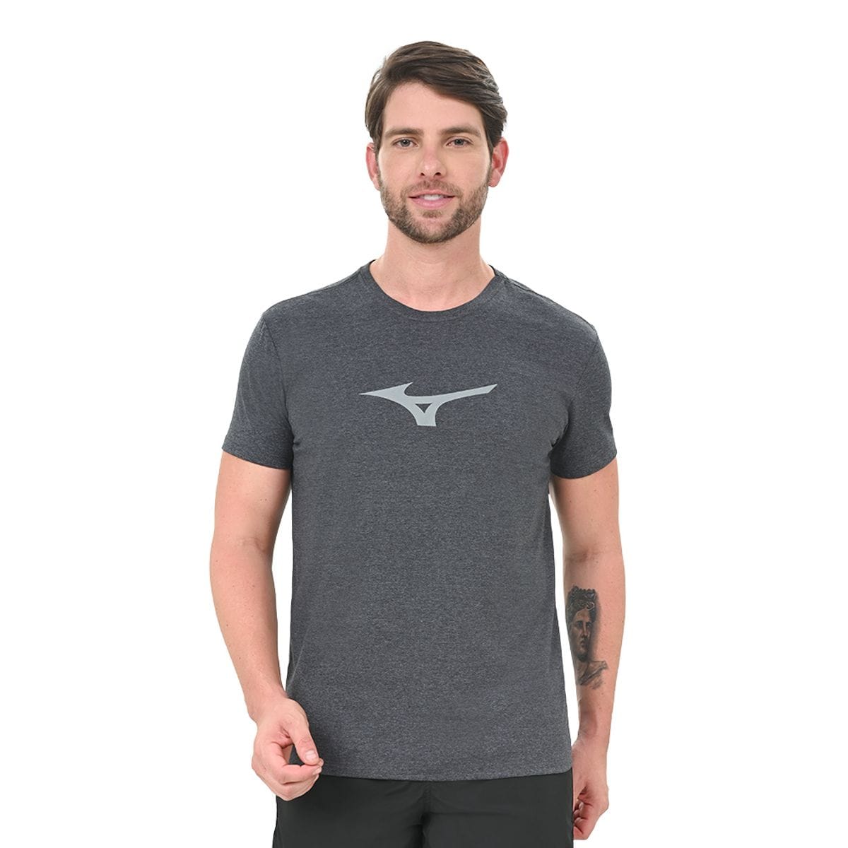 Camiseta Casual Masculina Mizuno LifeStyle Preto