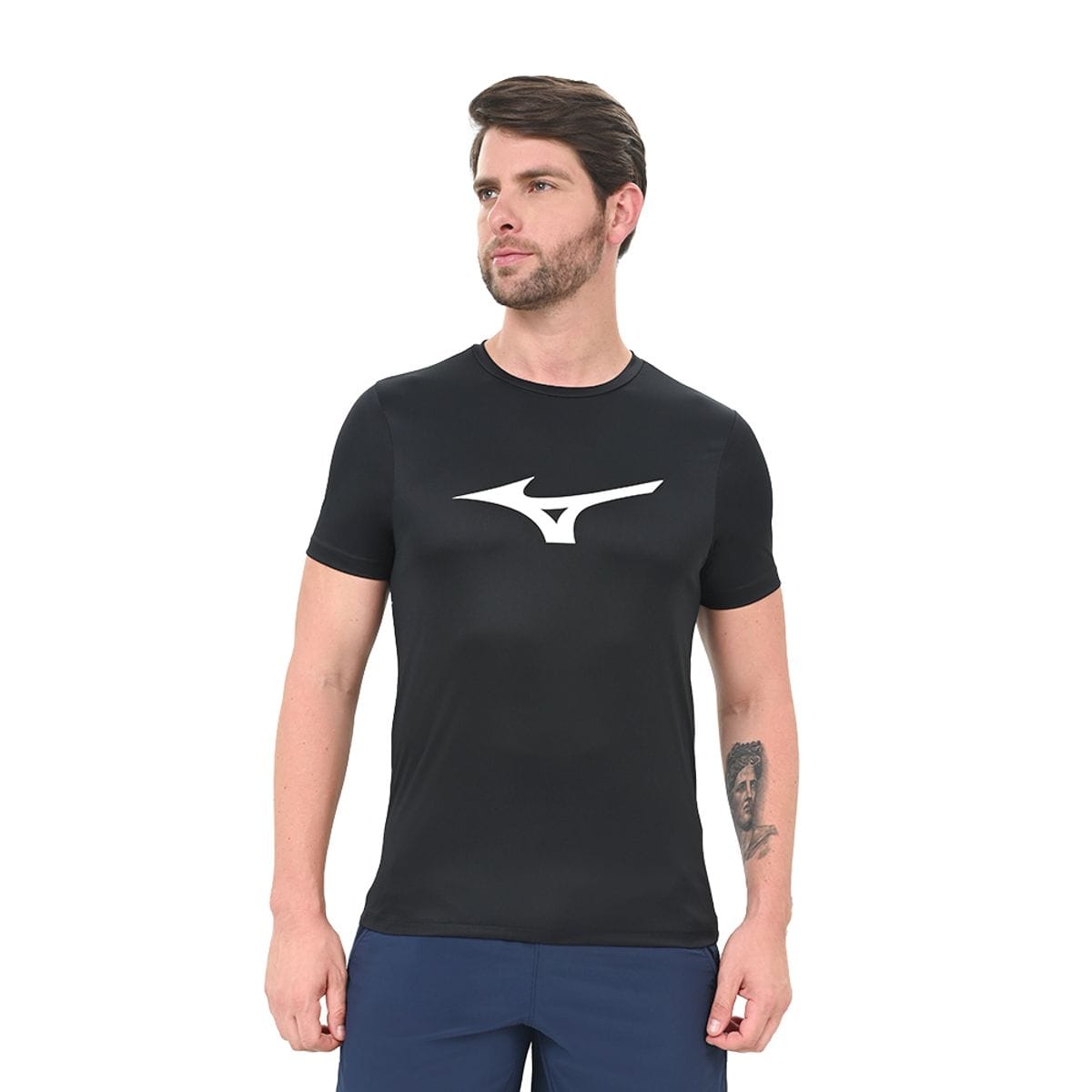 Camiseta de Treino Masculina Mizuno Spark Preto