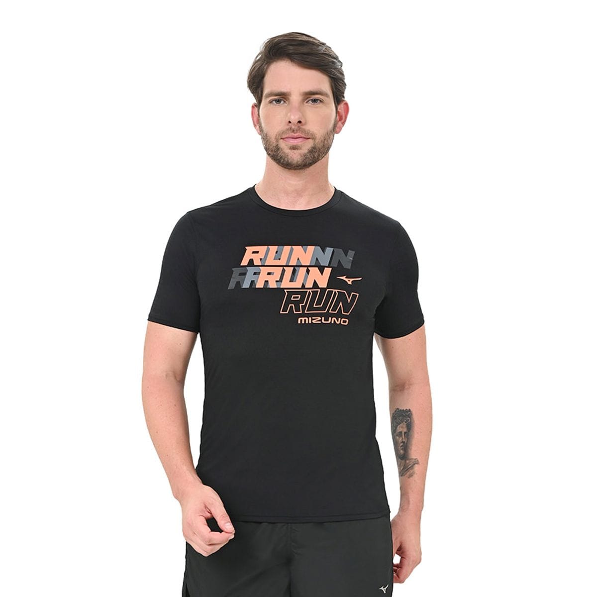 Camiseta de Corrida Masculina Mizuno Core Preto