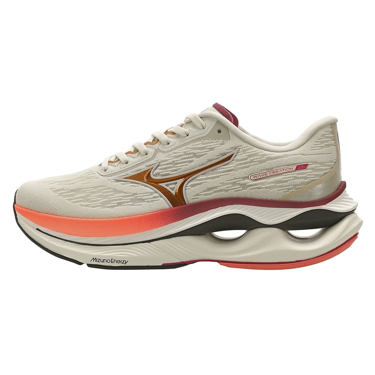 Tênis de Corrida Mizuno Wave Creation 26 Feminino Bege