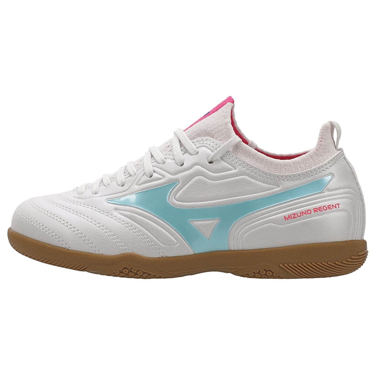 Vista principal Chuteira Futsal Mizuno Regent IN Junior Branco Mizuno