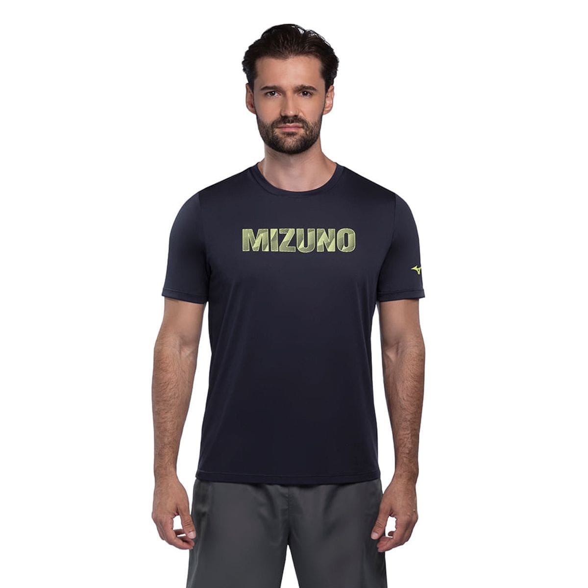 Camiseta de Treino Masculina Mizuno Energy Stamp Azul