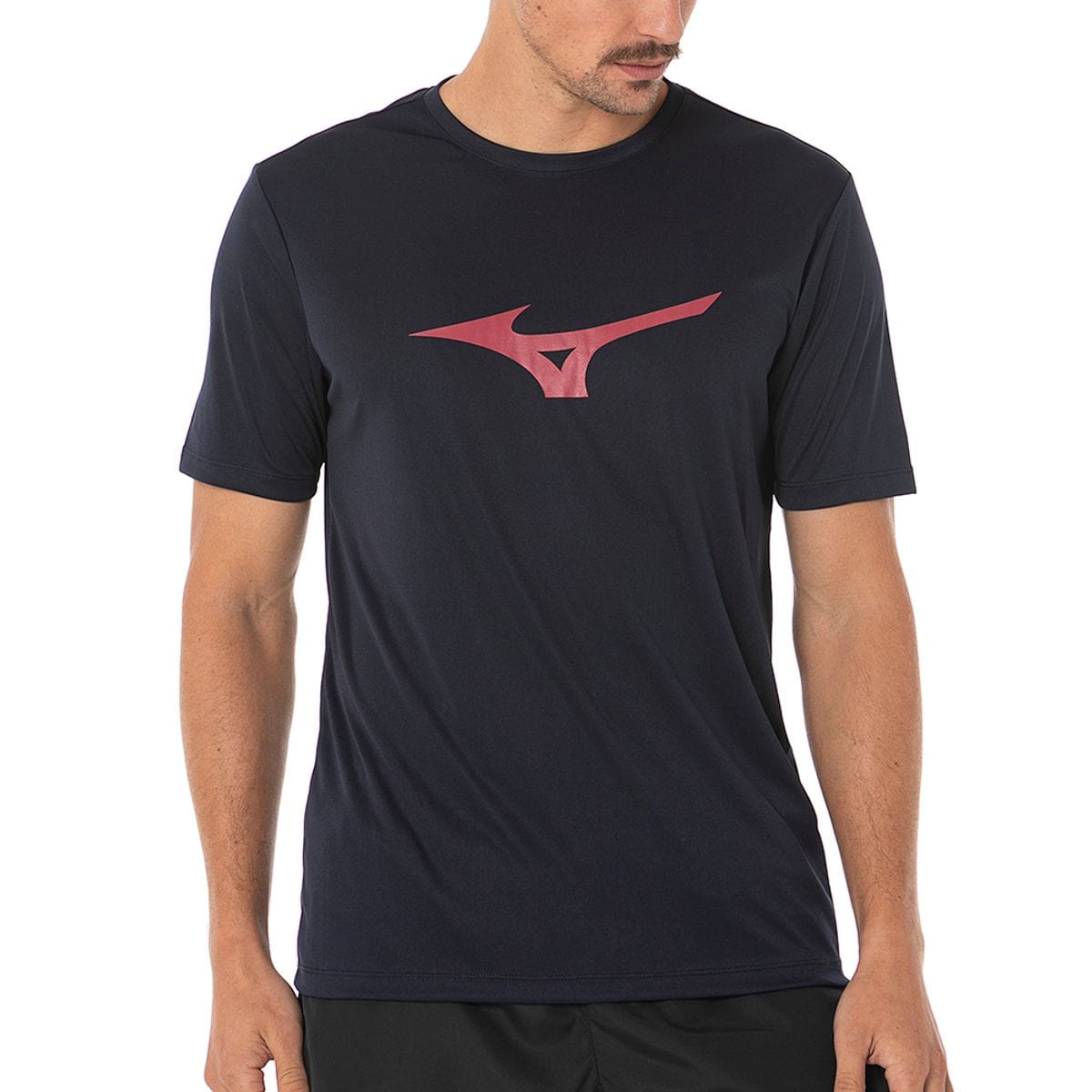 Camiseta de Corrida Masculina Mizuno Run Spark Azul