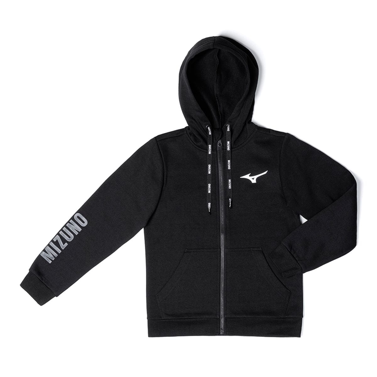 Moletom Infantil Mizuno Zipper Jr Preto