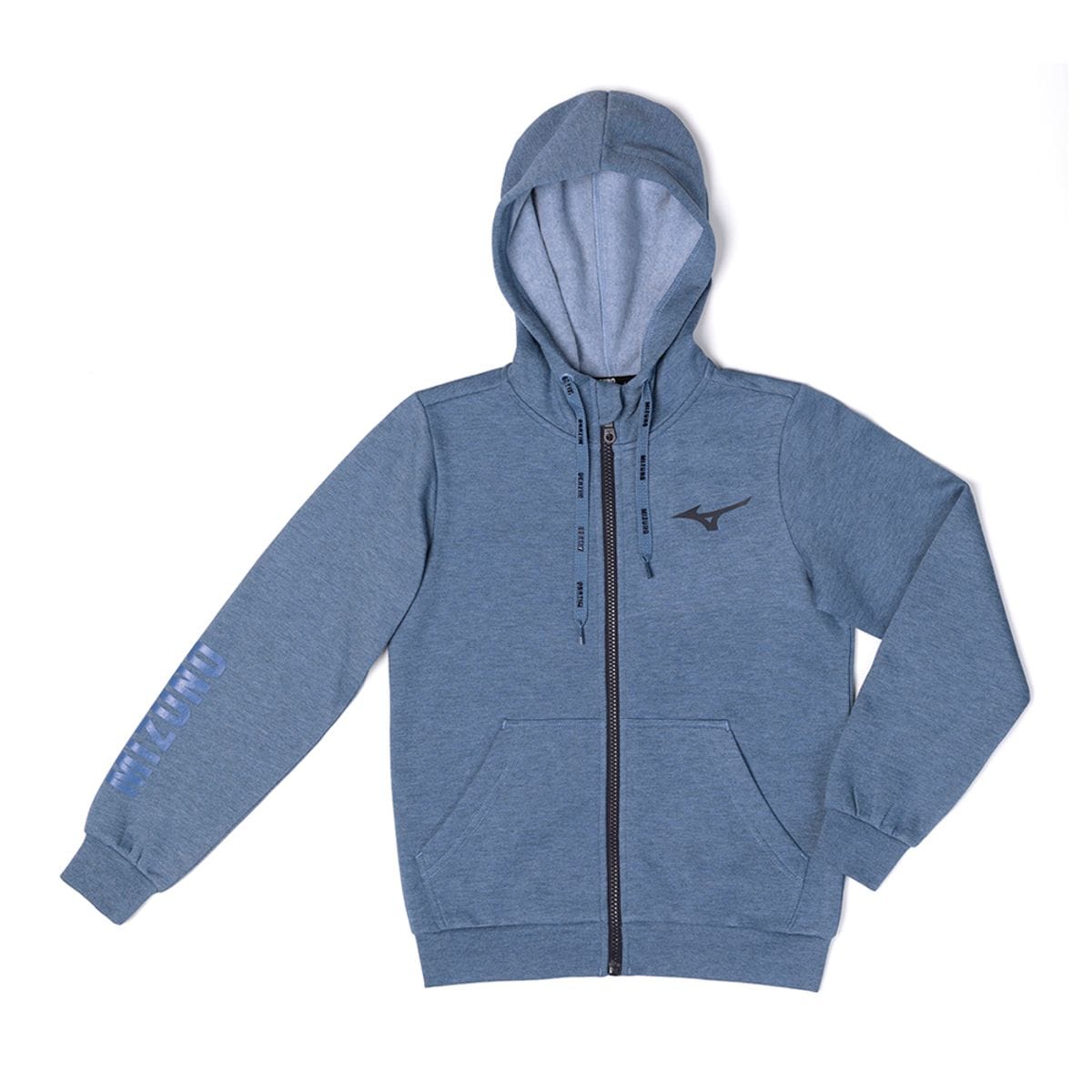 Moletom Infantil Mizuno Zipper Jr Azul