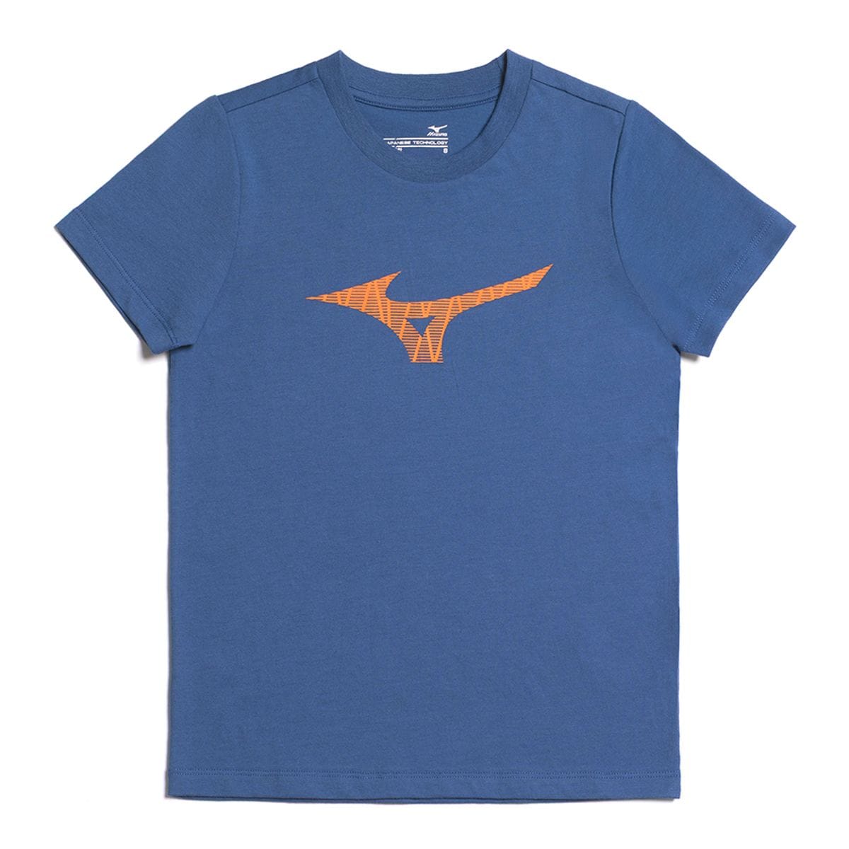 Camiseta Infantil Mizuno Cotton Jr Azul