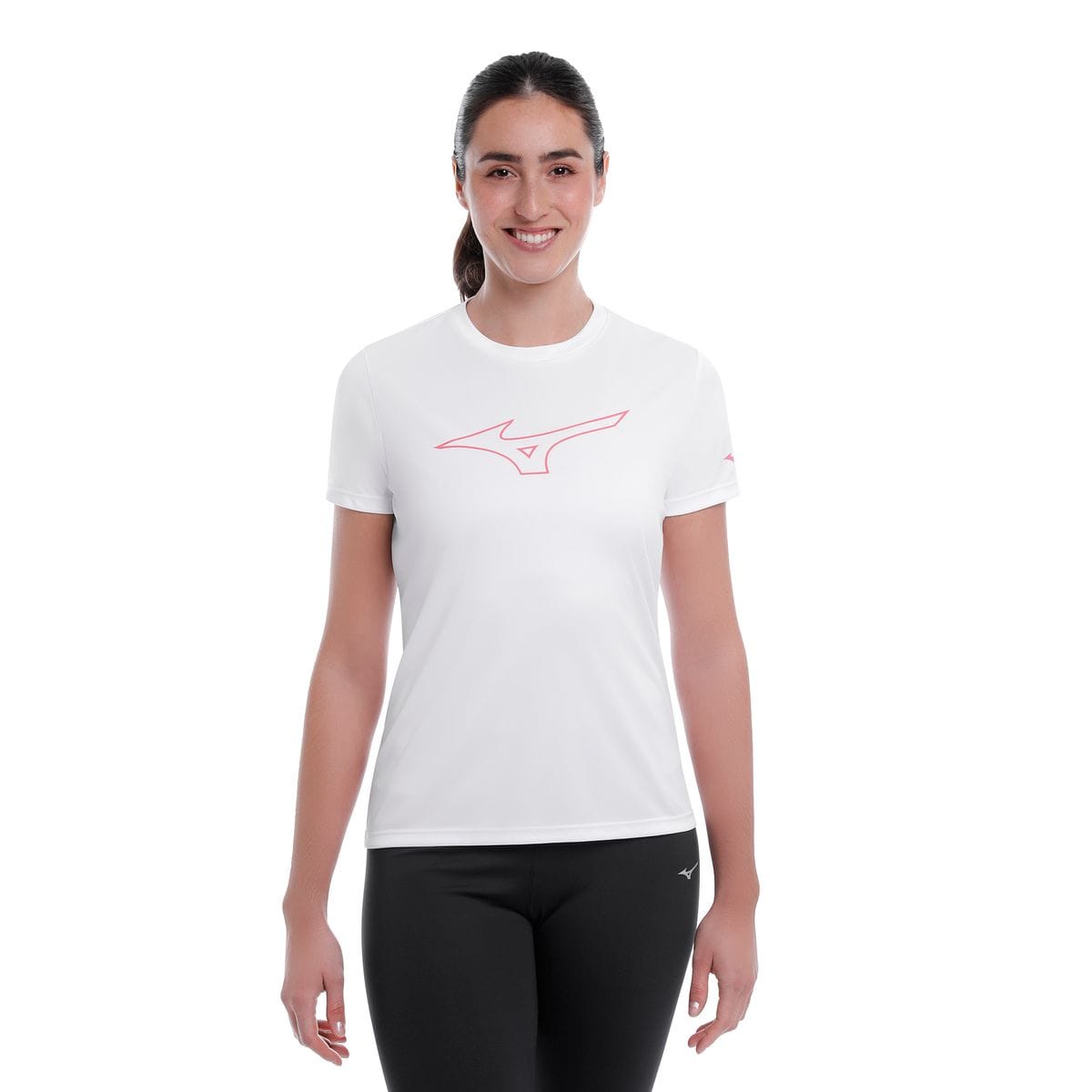 Camiseta de Treino Mizuno Energy Stamp 2 Feminina Branco