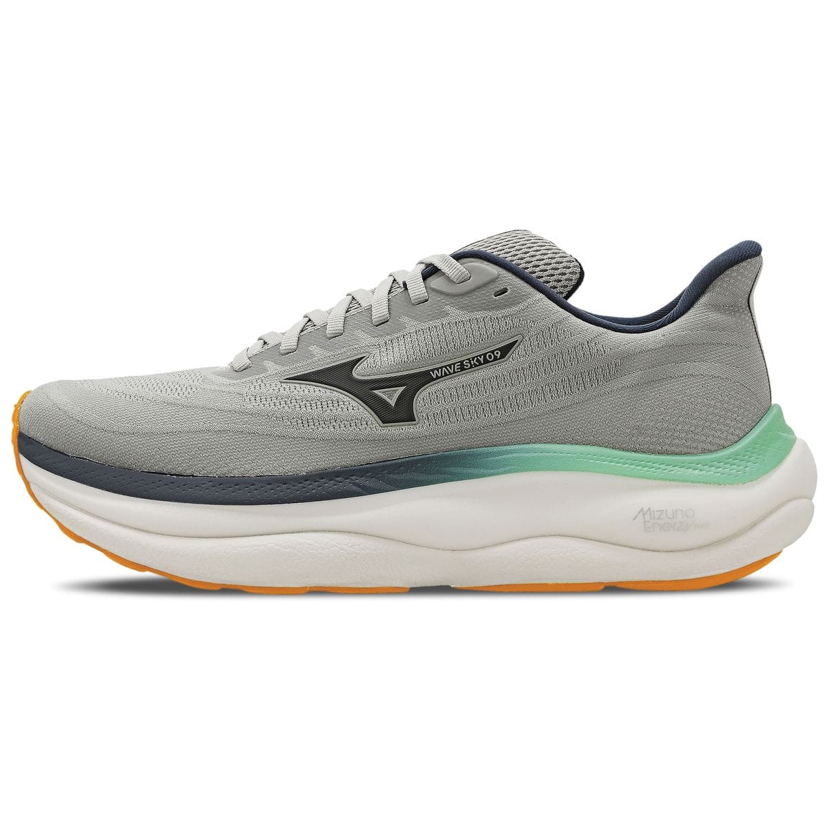 Vista principal Tênis de Corrida Mizuno Wave SKY 9 Masculino Cinza Mizuno