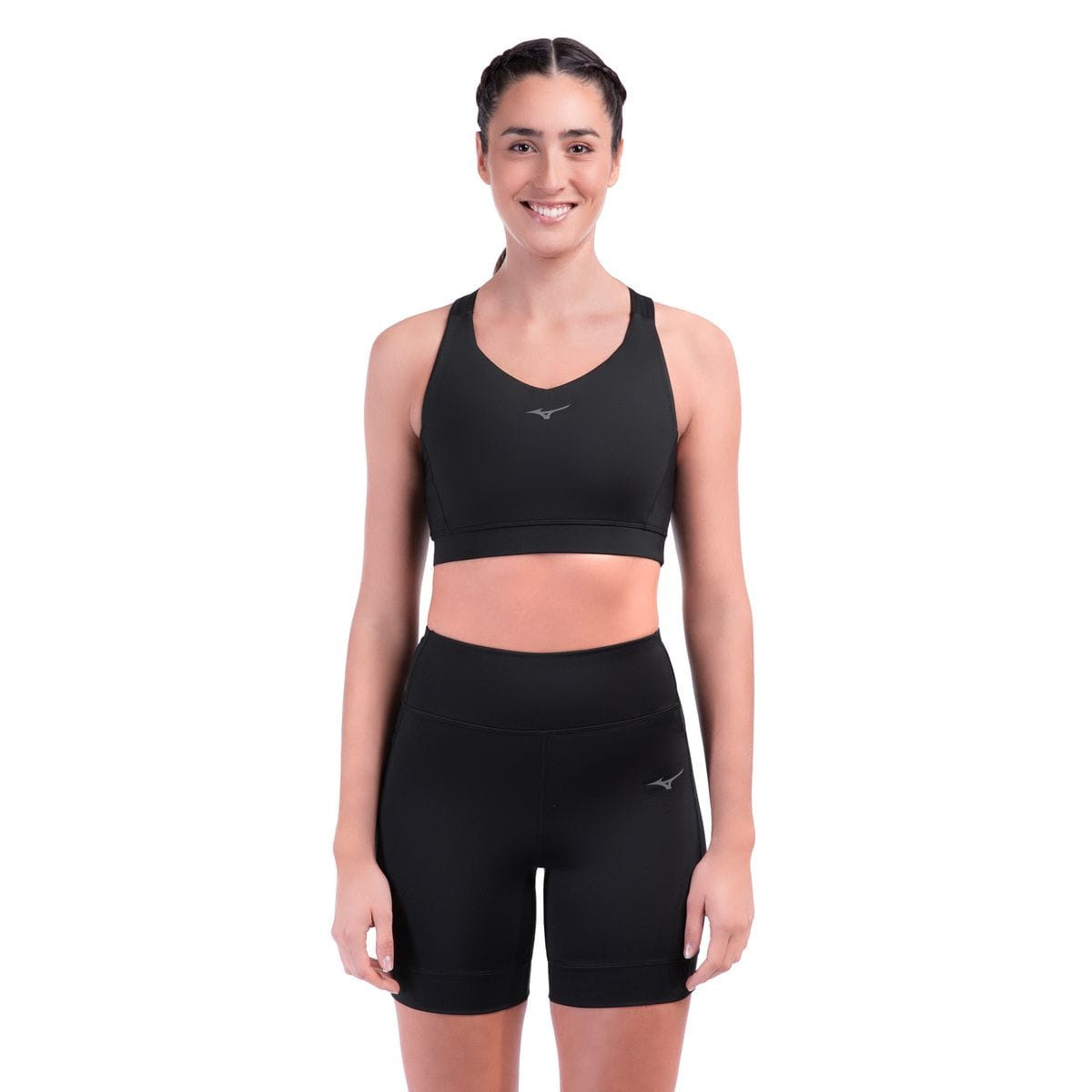 Top de Corrida Mizuno Compress Feminino Preto