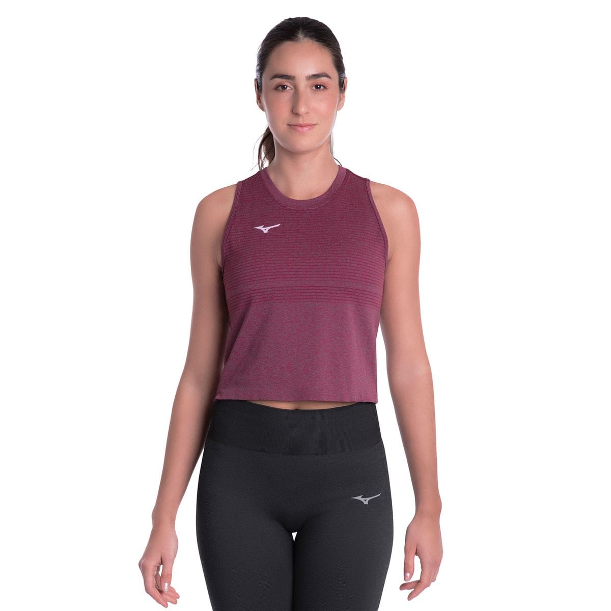 Regata Cropped de Treino Mizuno Soul Fit 3 Feminina Roxo