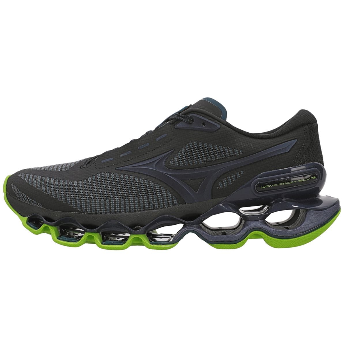 Vista principal Tênis Mizuno Wave Prophecy 15 Masculino Preto Mizuno