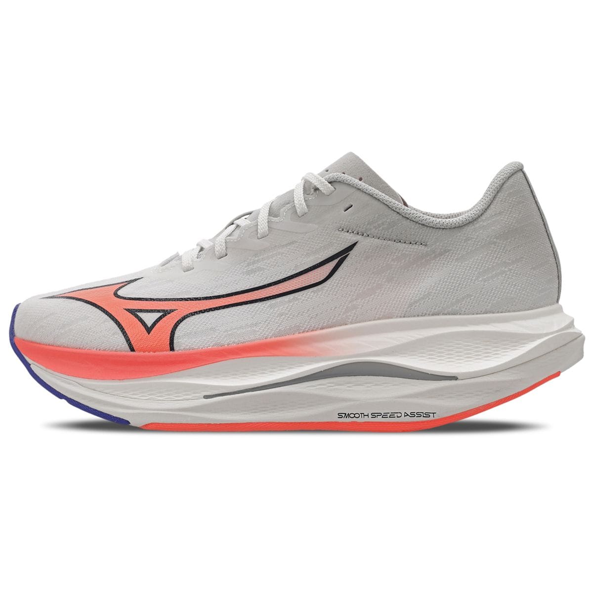Vista principal Tênis de Corrida Mizuno Wave Rebellion Flash 3 Feminino Branco Mizuno