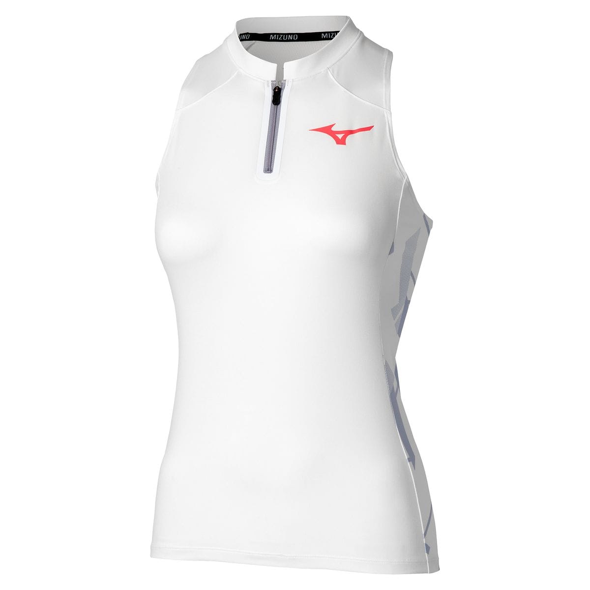 Regata de Tennis Mizuno Print Tank Feminina Branco