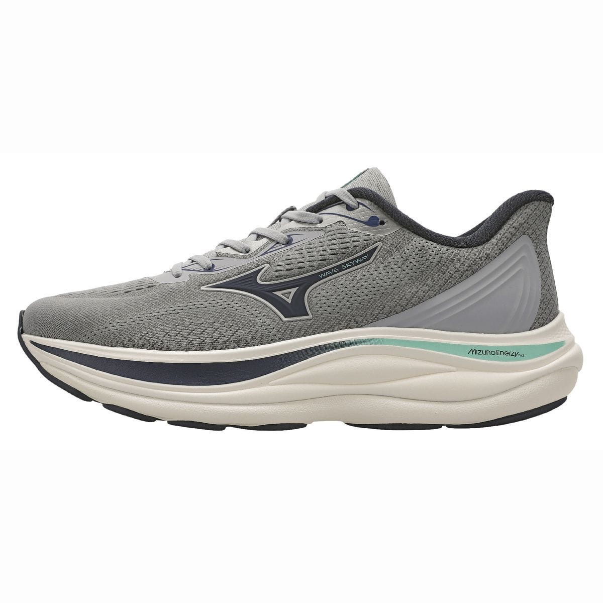 Tênis de Corrida Mizuno Wave Skyway Masculino Cinza