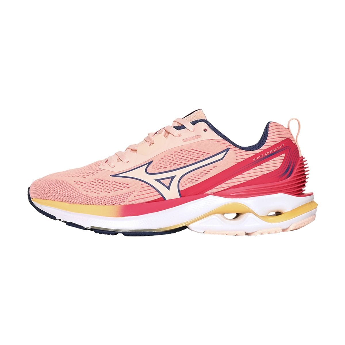 Tênis de Corrida Feminino Mizuno Wave Dynasty 7 Rosa