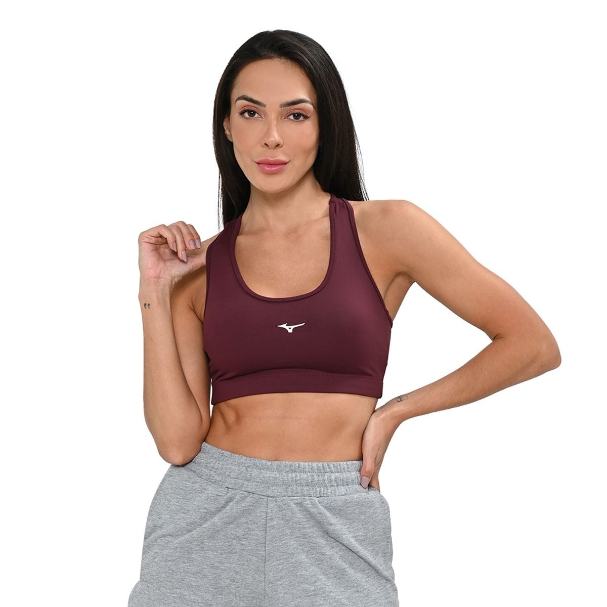 Top de Treino Feminino Mizuno Essence Roxo