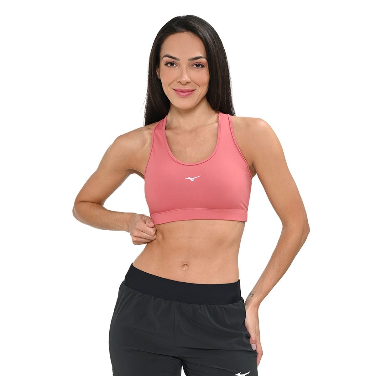 Top de Treino Feminino Mizuno Essence Vermelho