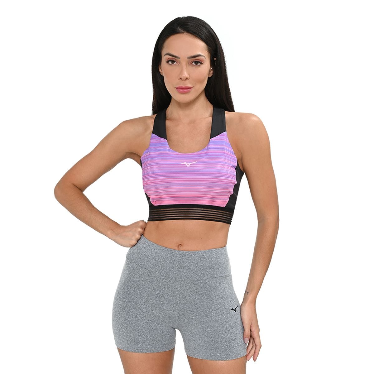 Top de Treino Feminino Mizuno High Preto