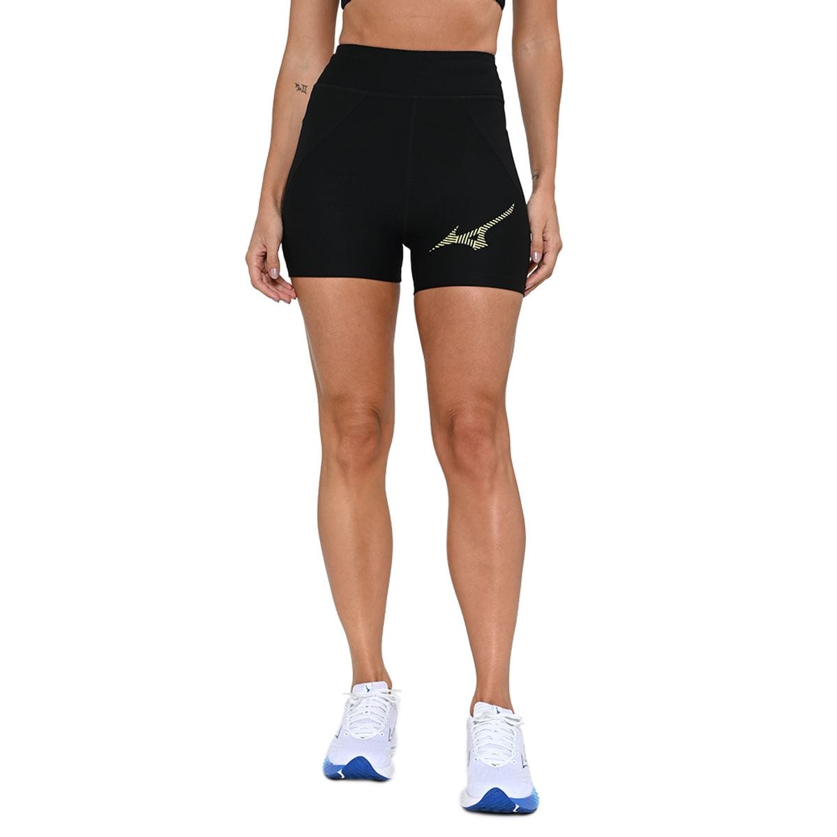 Bermuda de Corrida Feminina Mizuno Run Easy 5 Preto