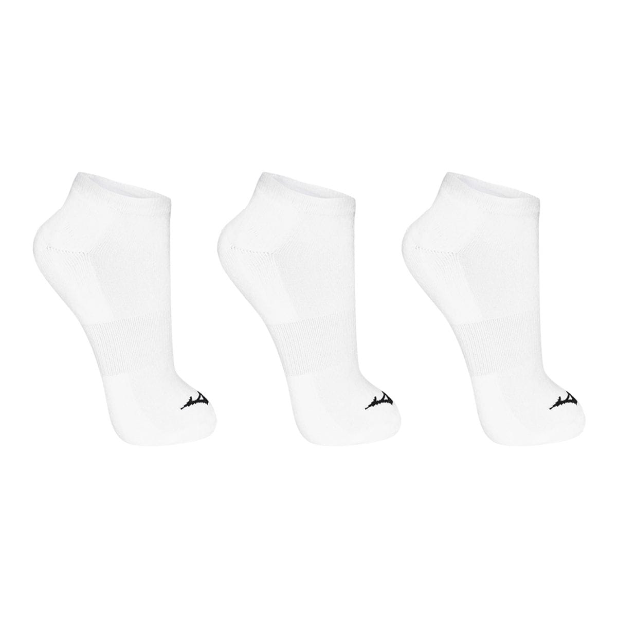 Meia Sem Cano Mizuno Prime Tam. Pacote Com 3 Pares Branco