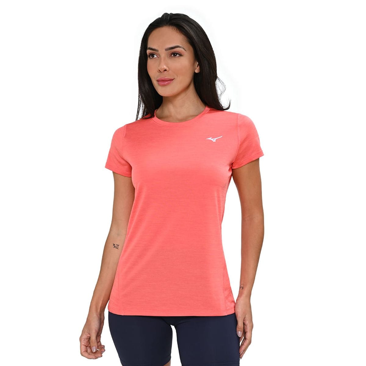 Camiseta de Treino Feminina Mizuno Impulse Core Laranja