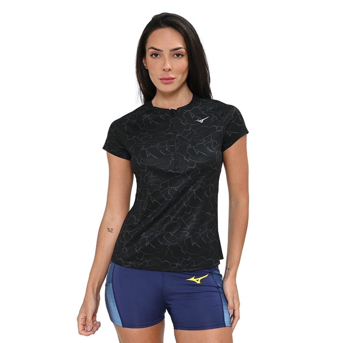 Camiseta de Corrida Mizuno Graphic Trail Feminina