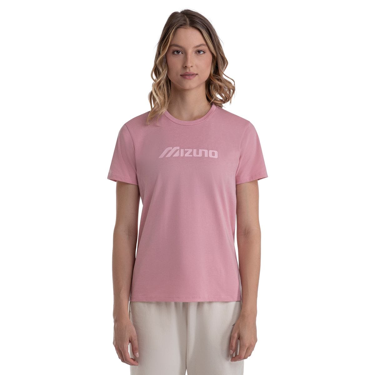 Camiseta Mizuno Basic Run Bird Feminina Rosa