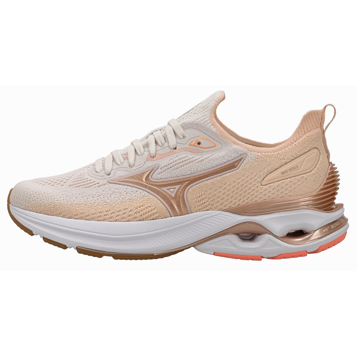 Tênis de Corrida Mizuno Wave Mirai 8 Feminino Laranja