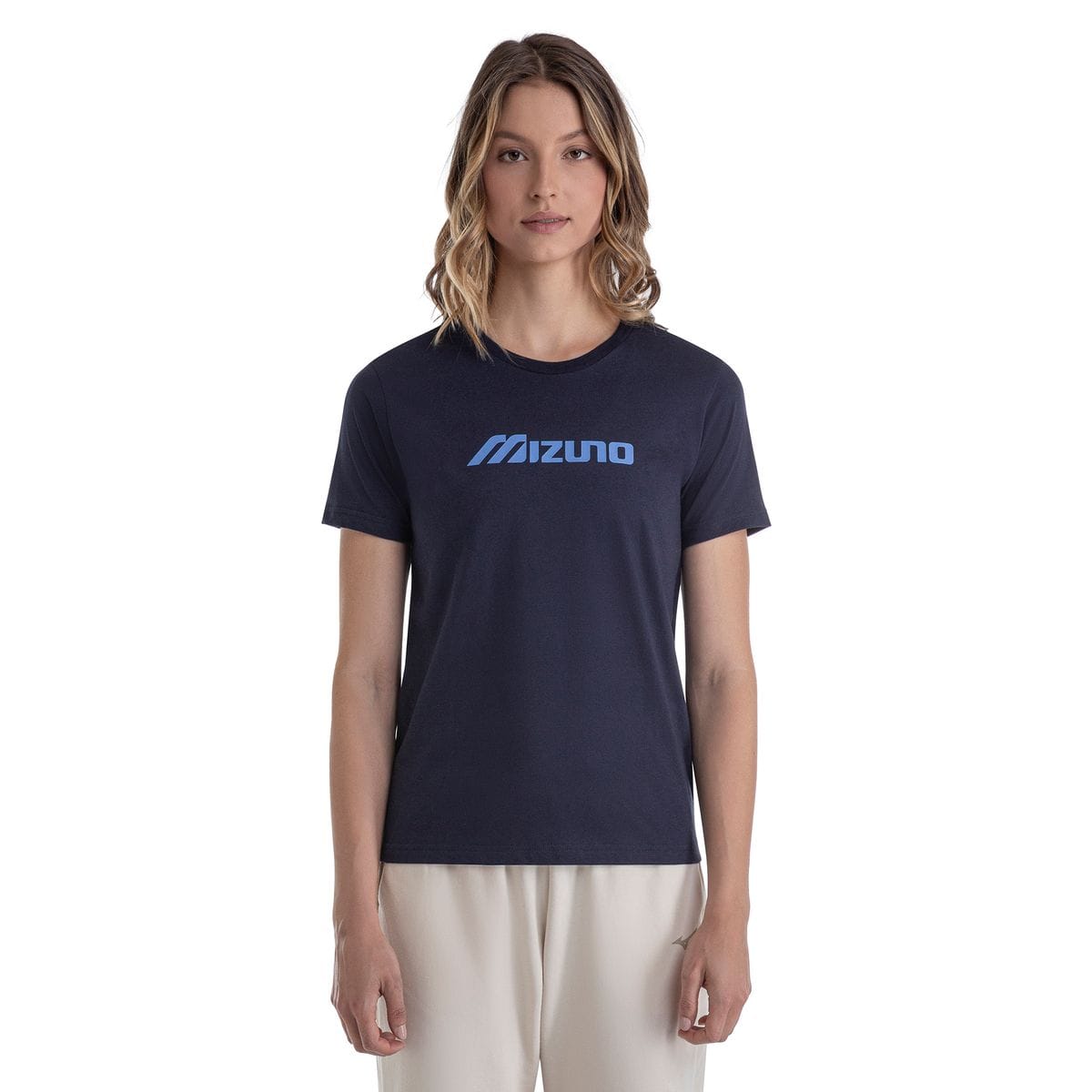 Camiseta Mizuno Basic Run Bird Feminina Azul