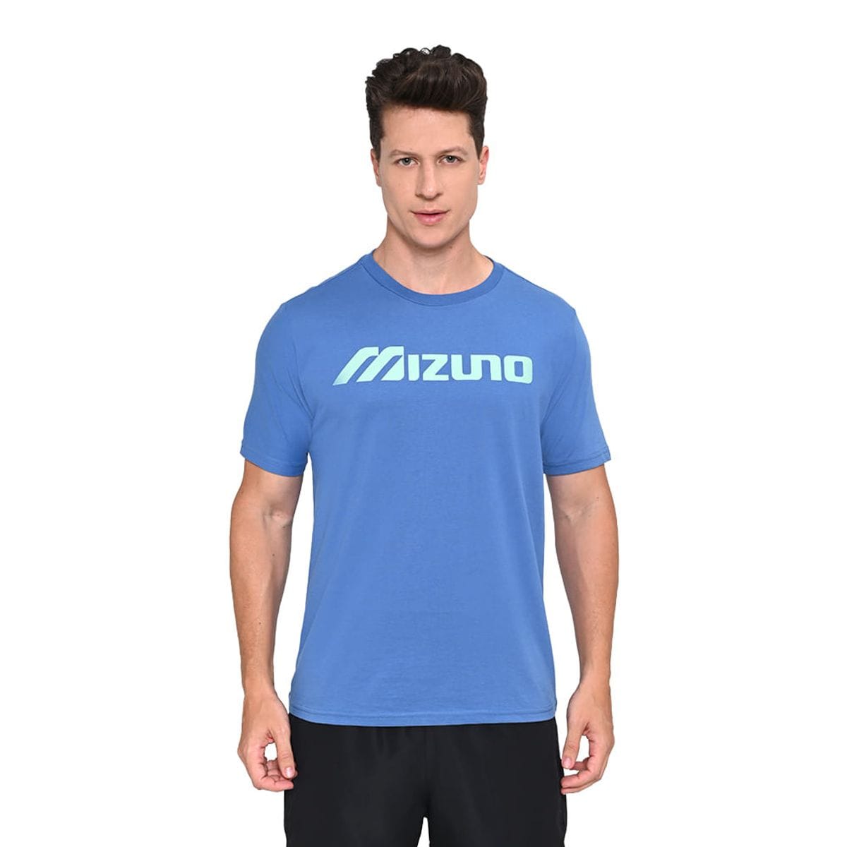 Camiseta Masculina Mizuno Big Logo Azul