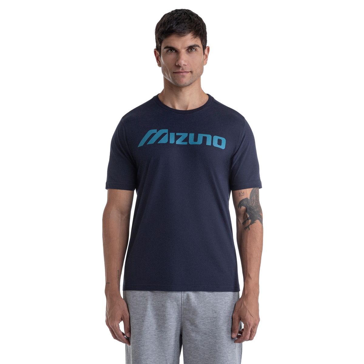 Camiseta Mizuno Big Logo Azul
