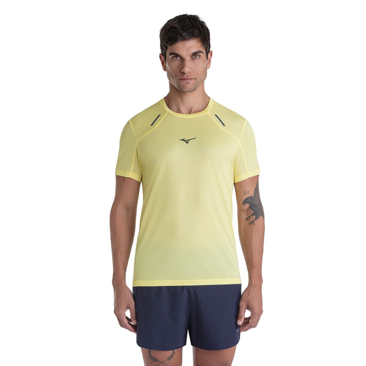 Camiseta de Corrida Mizuno High 3 Amarelo