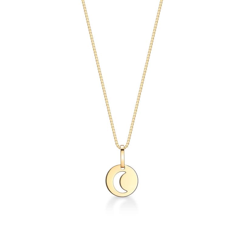 Pingente Lua em Ouro Amarelo 18k
