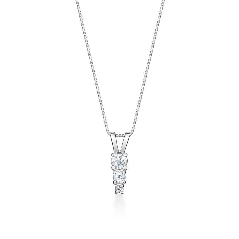 Pingente com Topázio em Prata 925