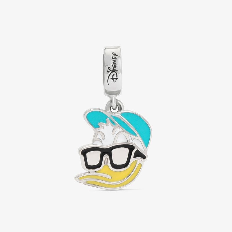 Charm Pato Donald em Prata 925