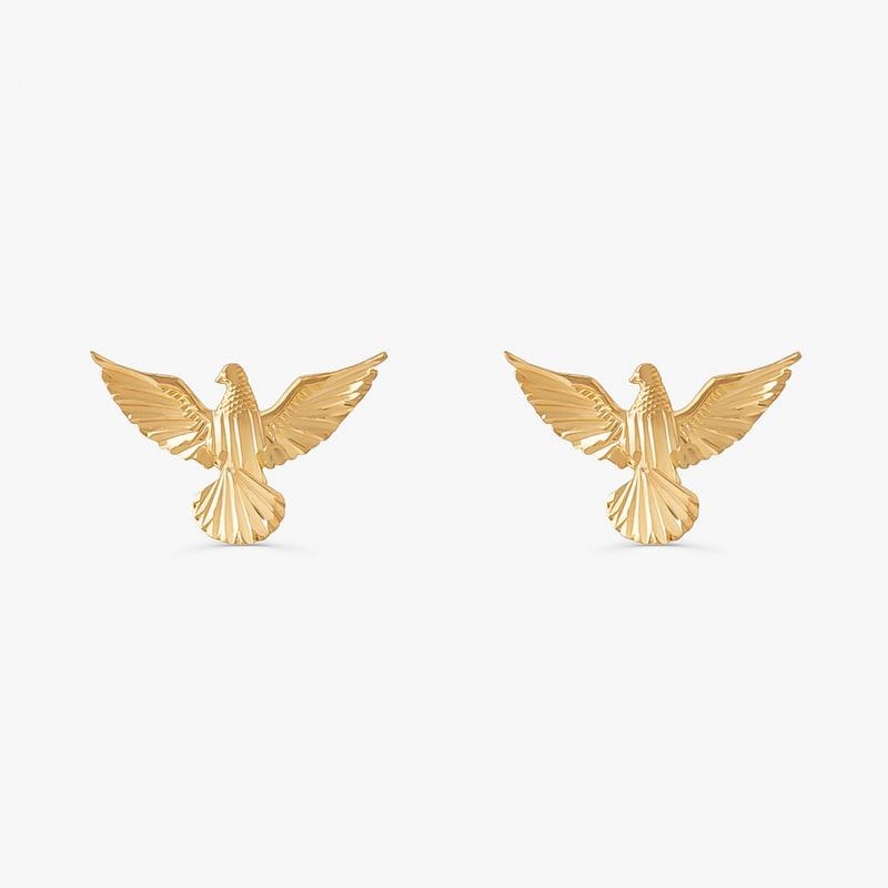 Brinco Espírito Santo em Ouro Amarelo 18K