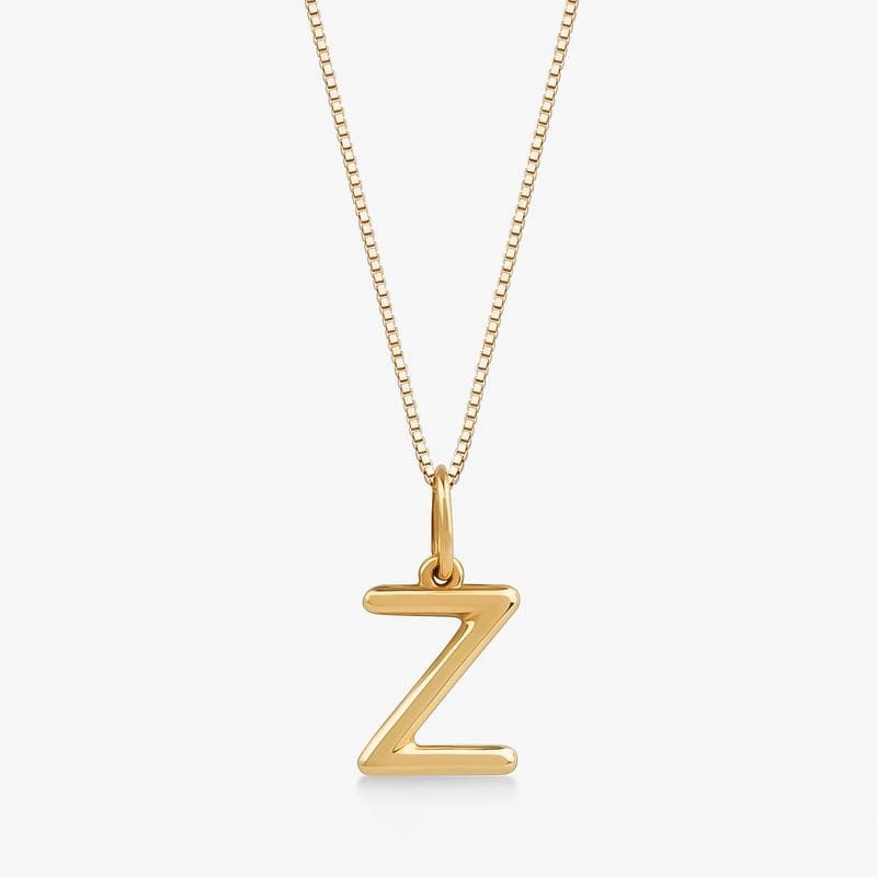 Pingente Letra Z em Ouro Amarelo 18k