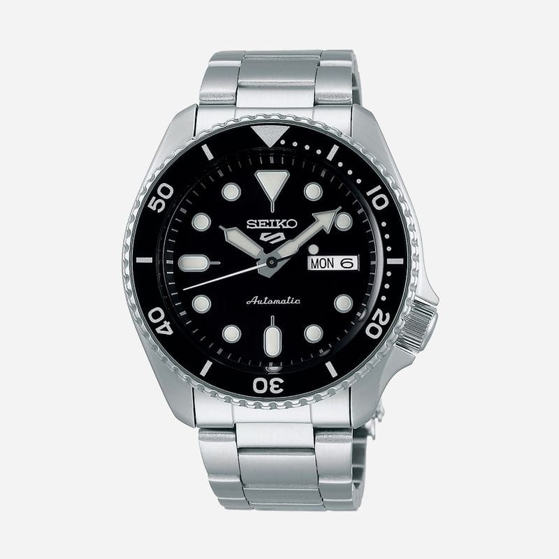 Relógio Seiko 5 Sports Automático Masculino em Aço Prateado SRPD55