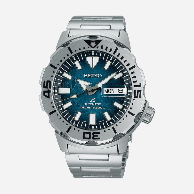 Relógio Seiko Prospex Masculino em Aço Prateado SRPH75