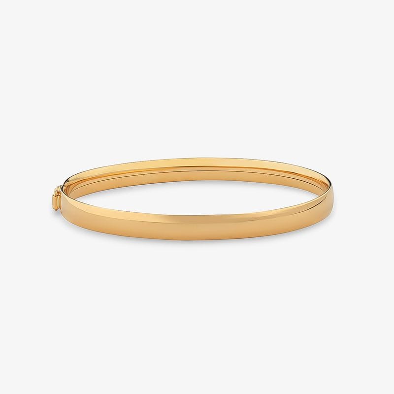 Pulseira Rígida em Ouro Amarelo 18k