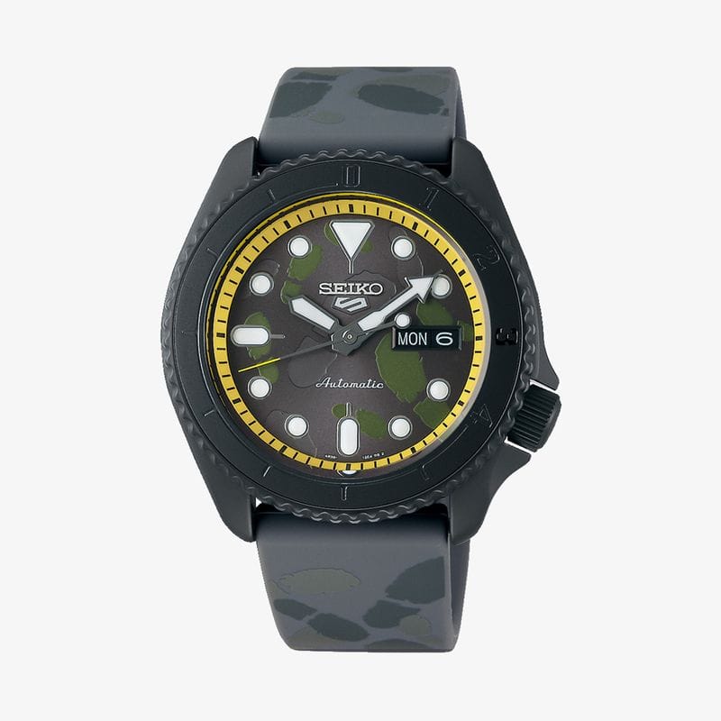Relógio Seiko Masculino em Silicone Preto