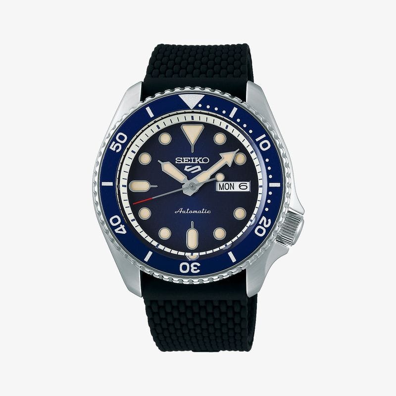 Relógio Seiko 5 Sports Automático Masculino com Pulseira de Silicone