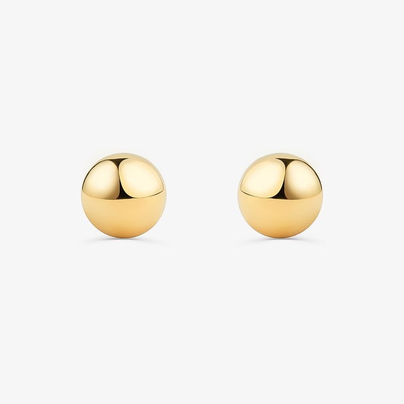 Brinco Esfera em Ouro Amarelo 18k - 7 mm