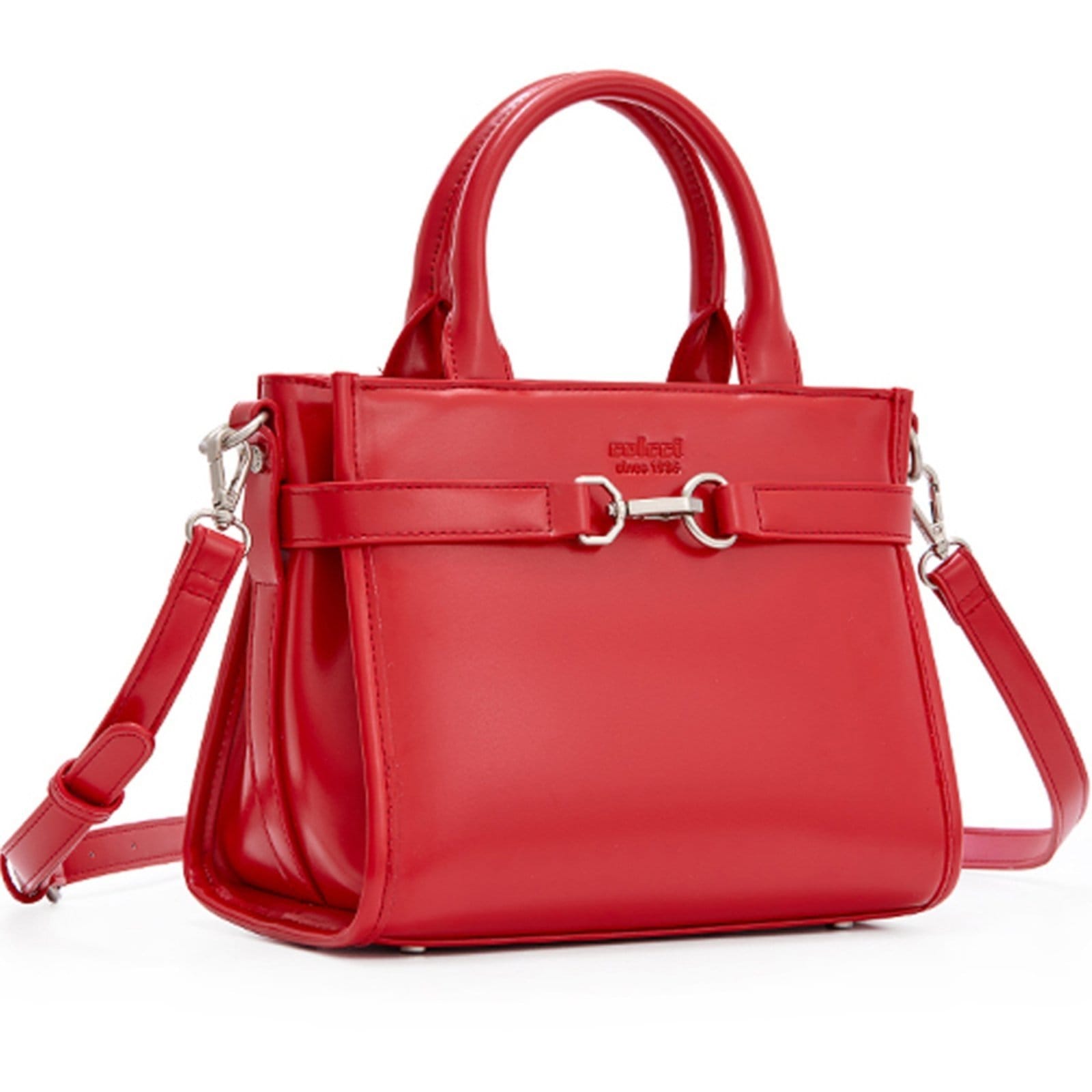 Vista 2 Bolsa Tote Colcci Small Fecho Pr25 Feminino Colcci vermelho