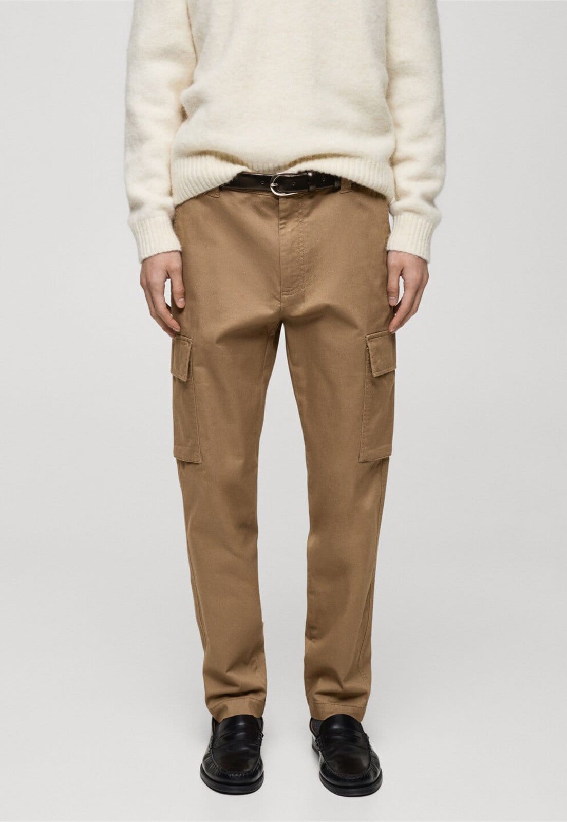 Calça Sarja Mango Slim Cargo