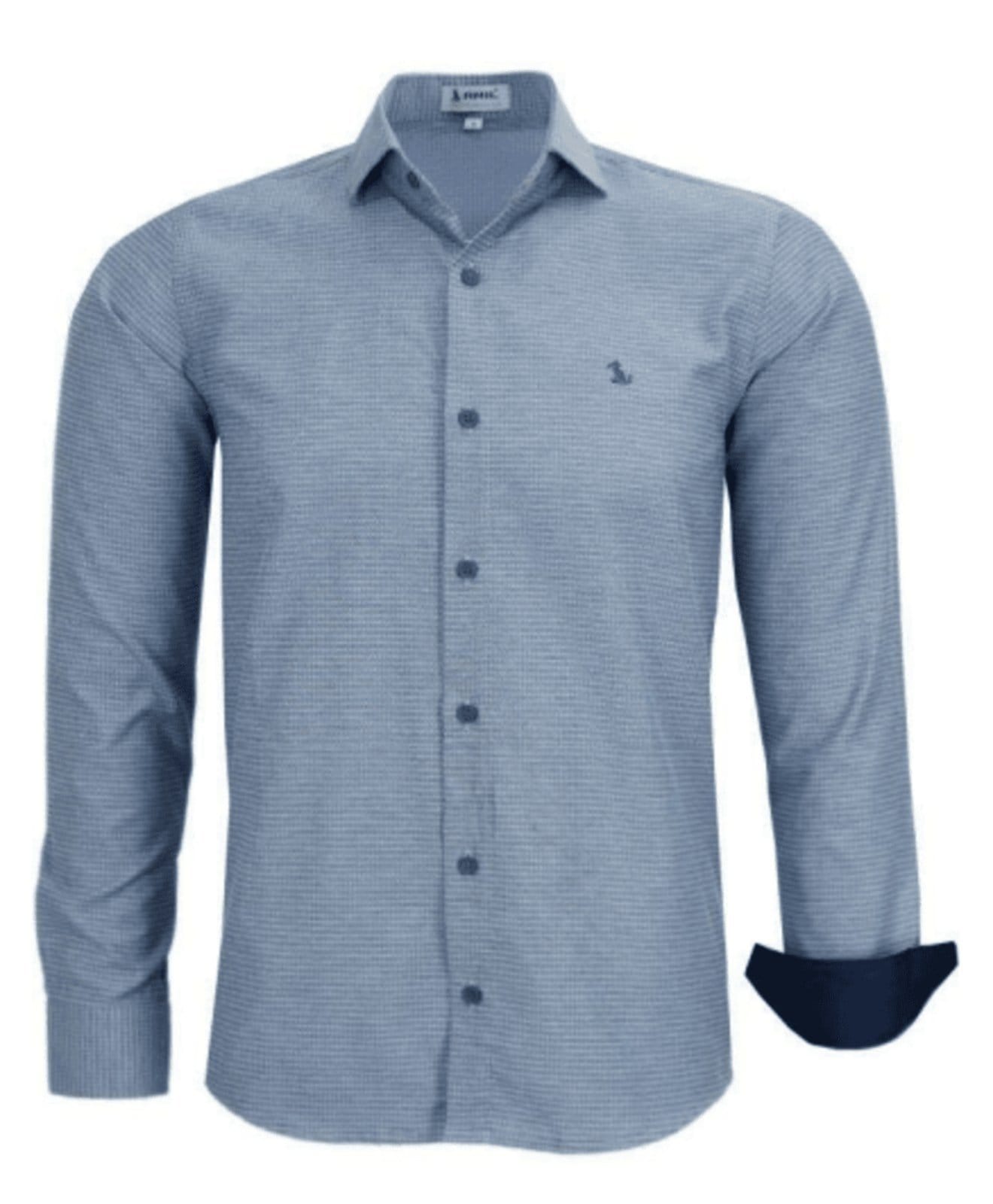 Camisa Social Amil Safron Comfort Algodão/Poliéster Macia e Fácil de Passar