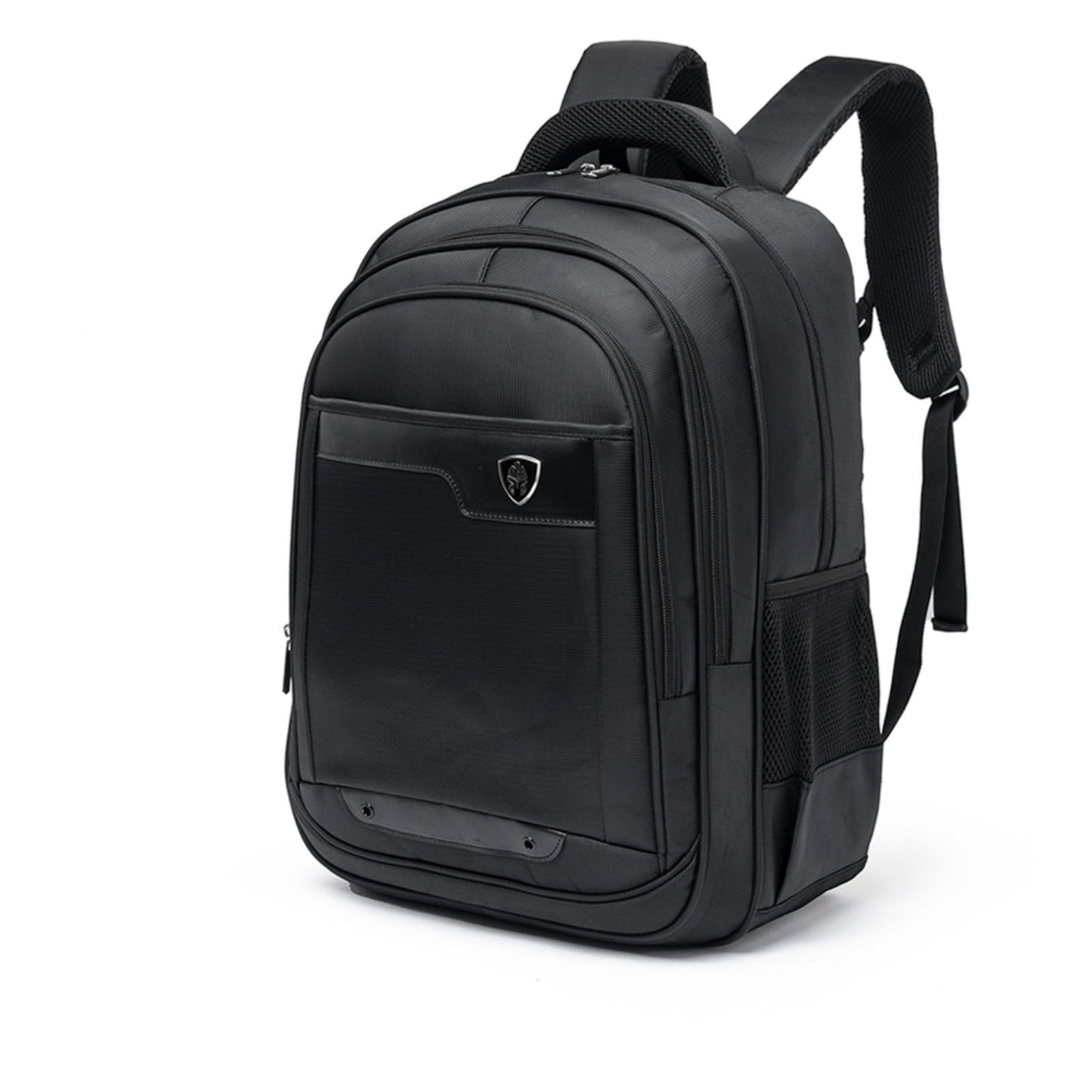 Vista 2 Mochila Masculina Centurion Executiva Notebook Trabalho Faculdade Reforçada Espaçosa Centurion preto