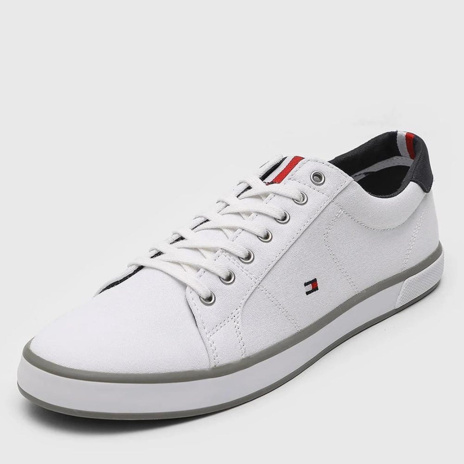 Vista 2 Tênis Tommy Hilfiger Harlow Masculino White Tommy Hilfiger branco white