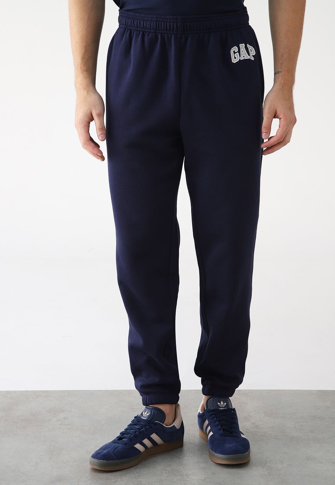 Calça de Moletom GAP Jogger Logo Azul-Marinho